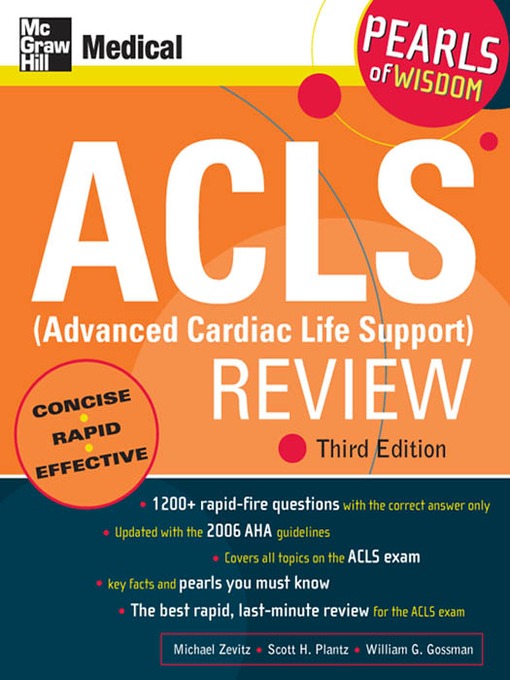Title details for ACLS (Advanced Cardiac Life Support) Review by Michael Zevitz - Available